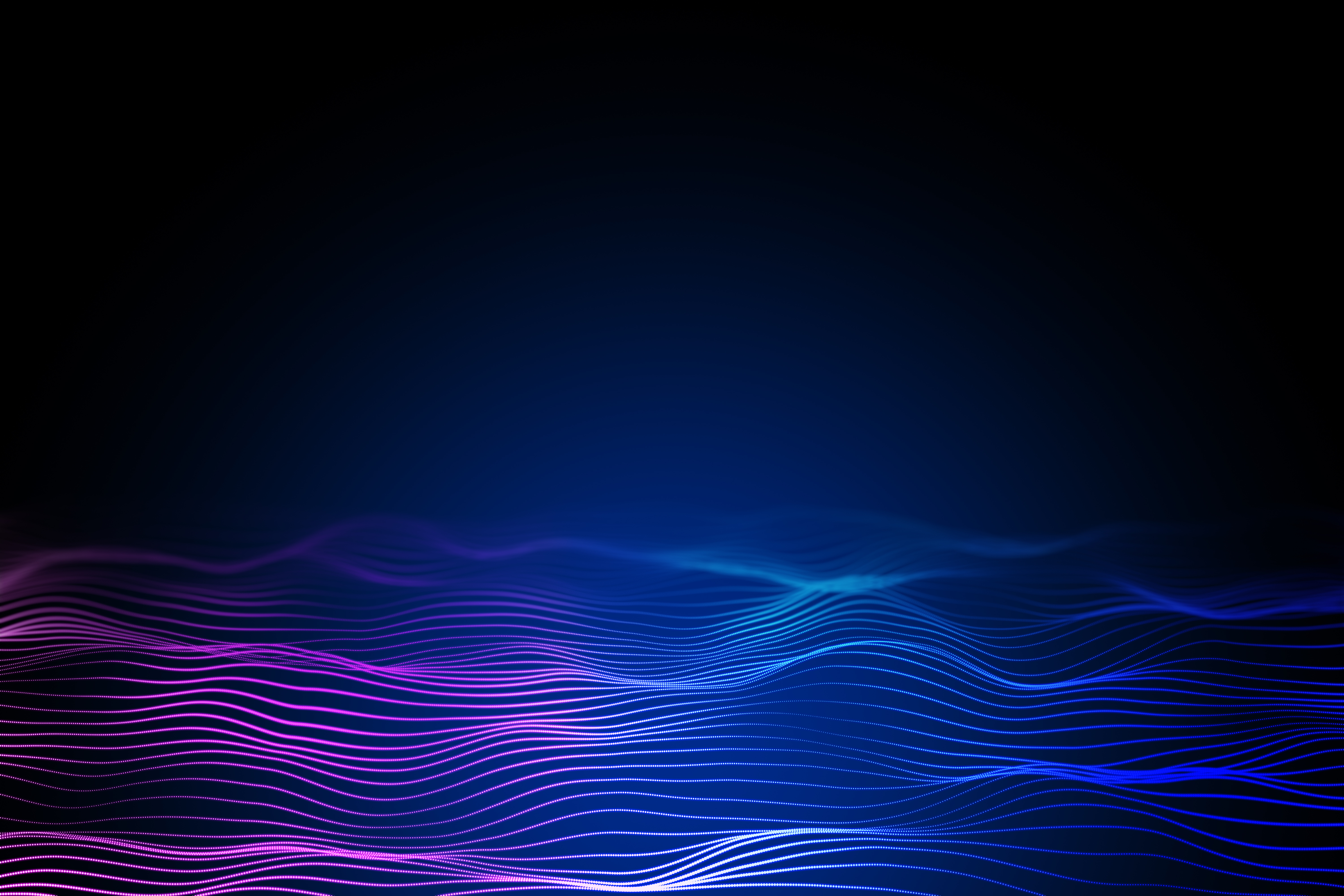 Blue and Purple Waves